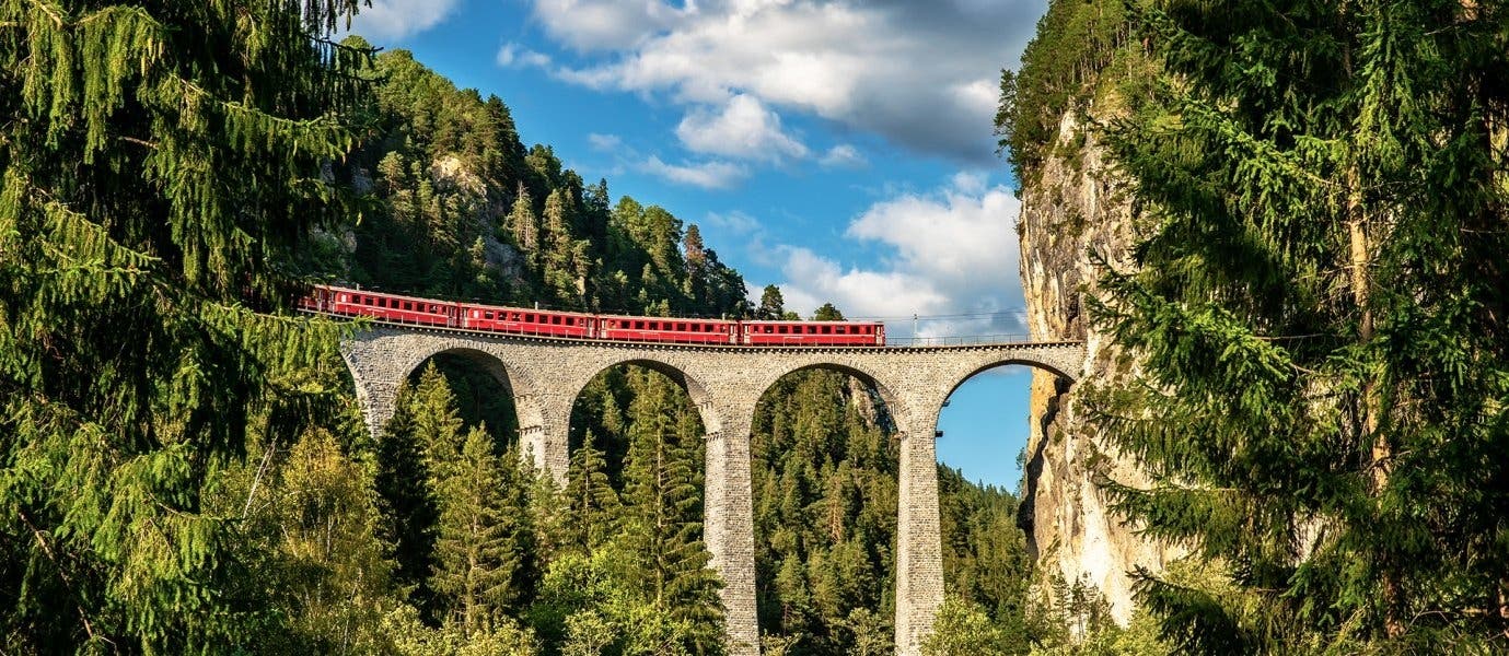 Aventura en tren por los Alpes 