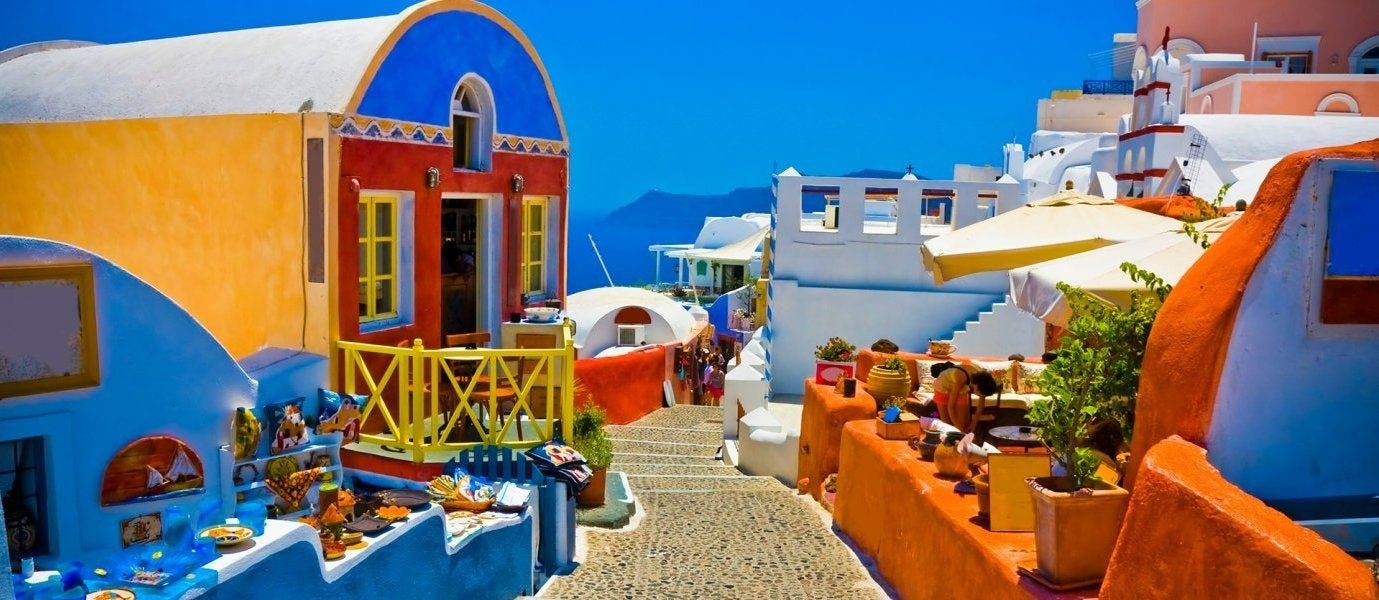 Ancient Ruins, Mykonos & Santorini  