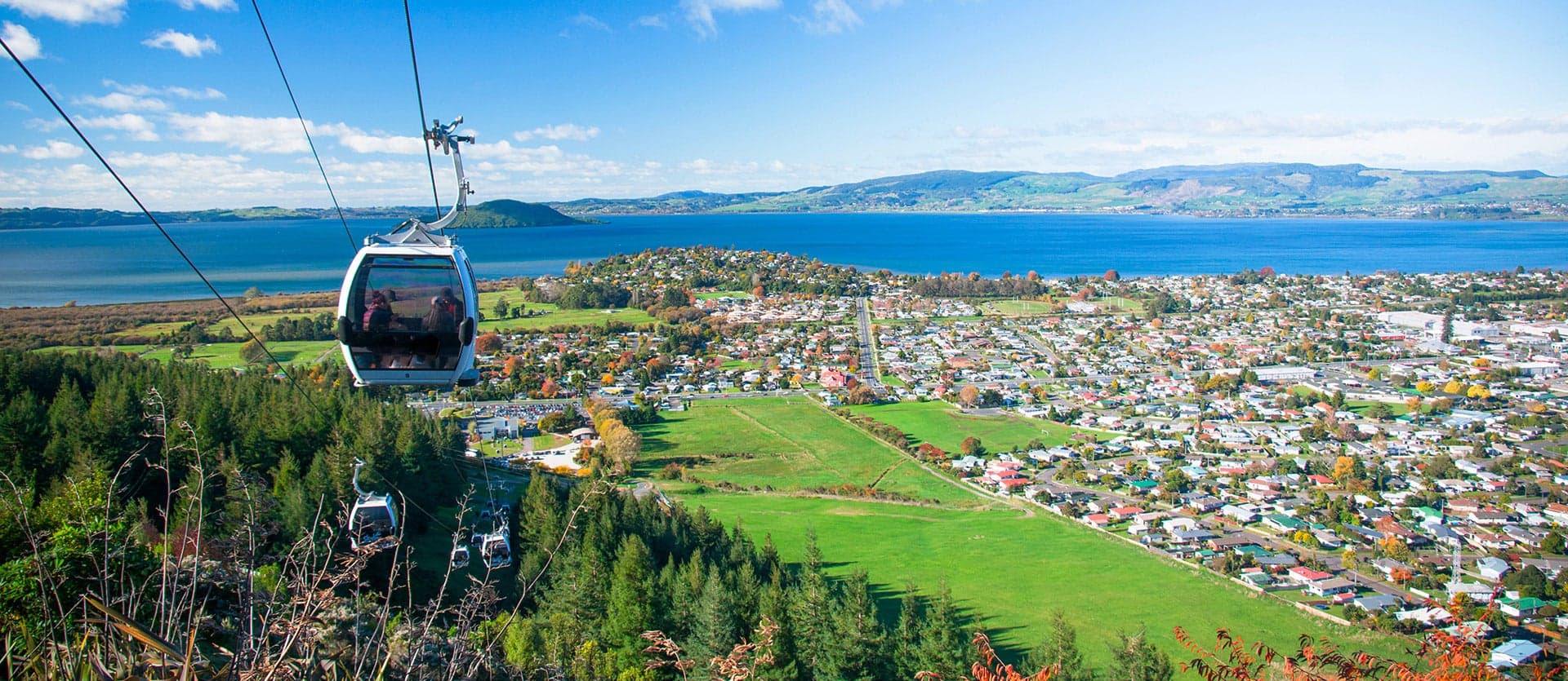 Panoramic view of Rotorua <span class="iconos separador"></span> New Zealand