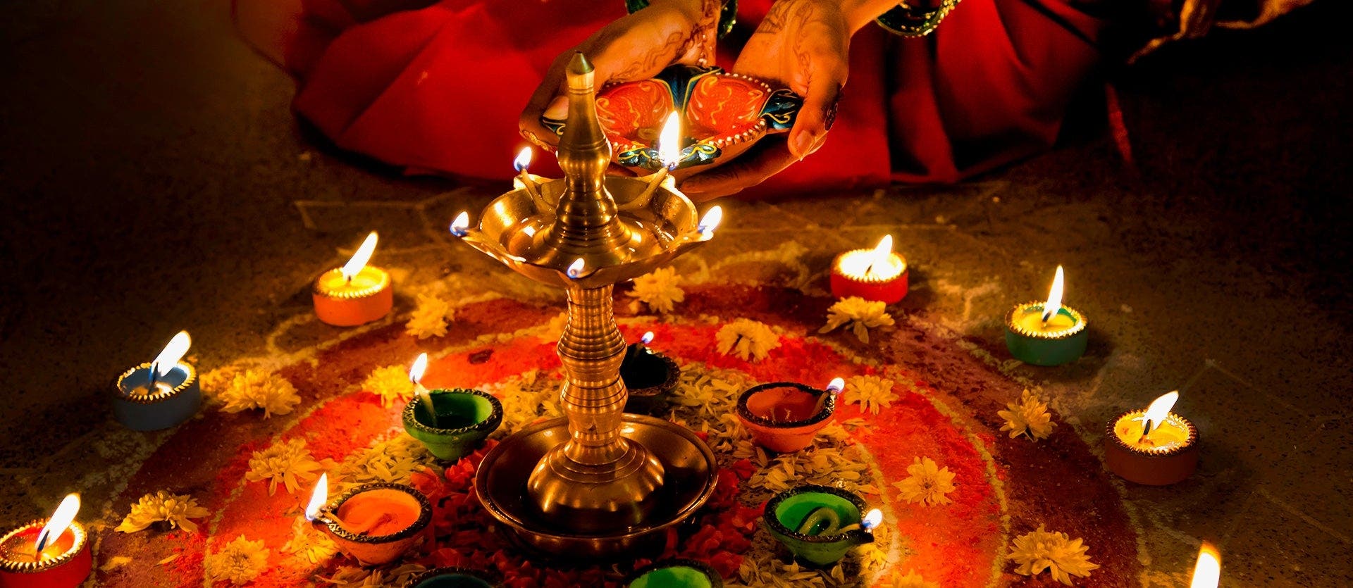Goldenes Dreieck und indische Feste