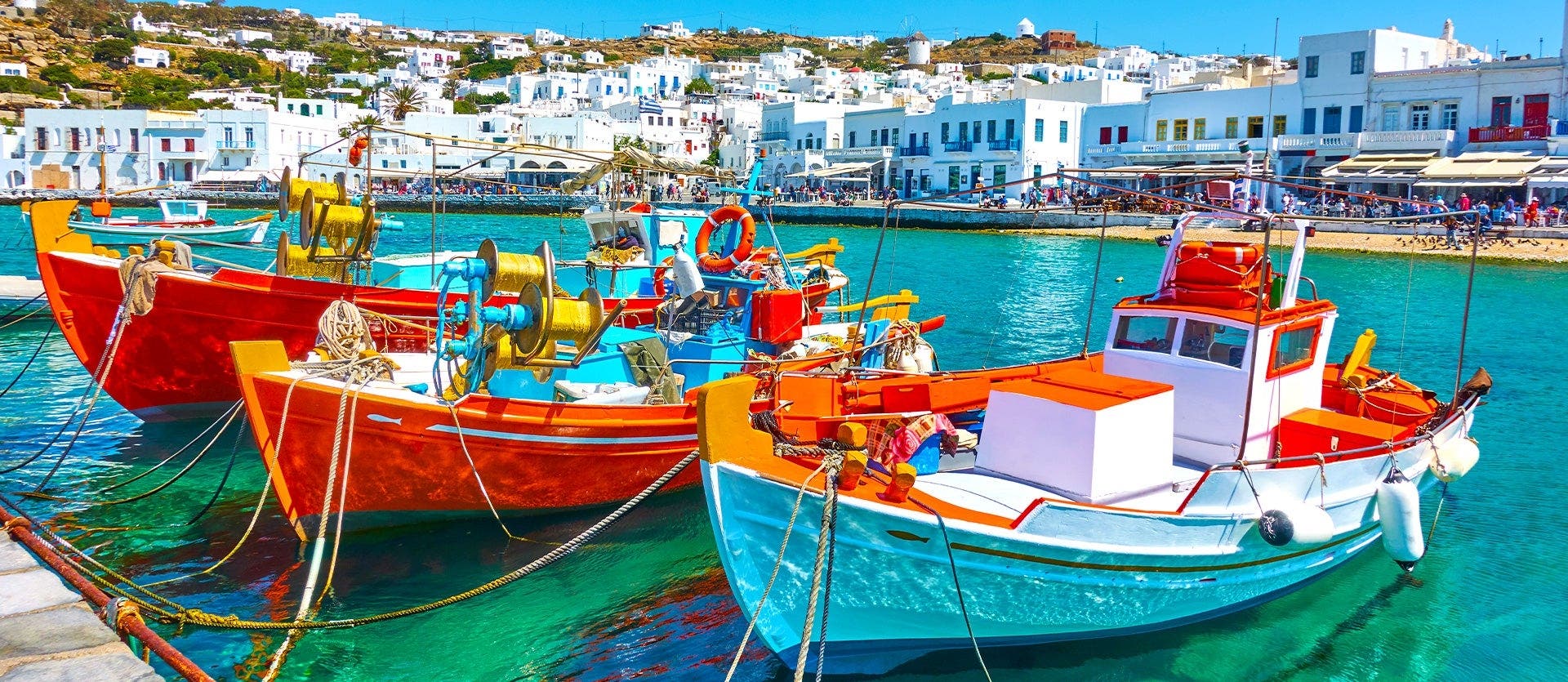 Miconos y Santorini: joyas del Egeo 