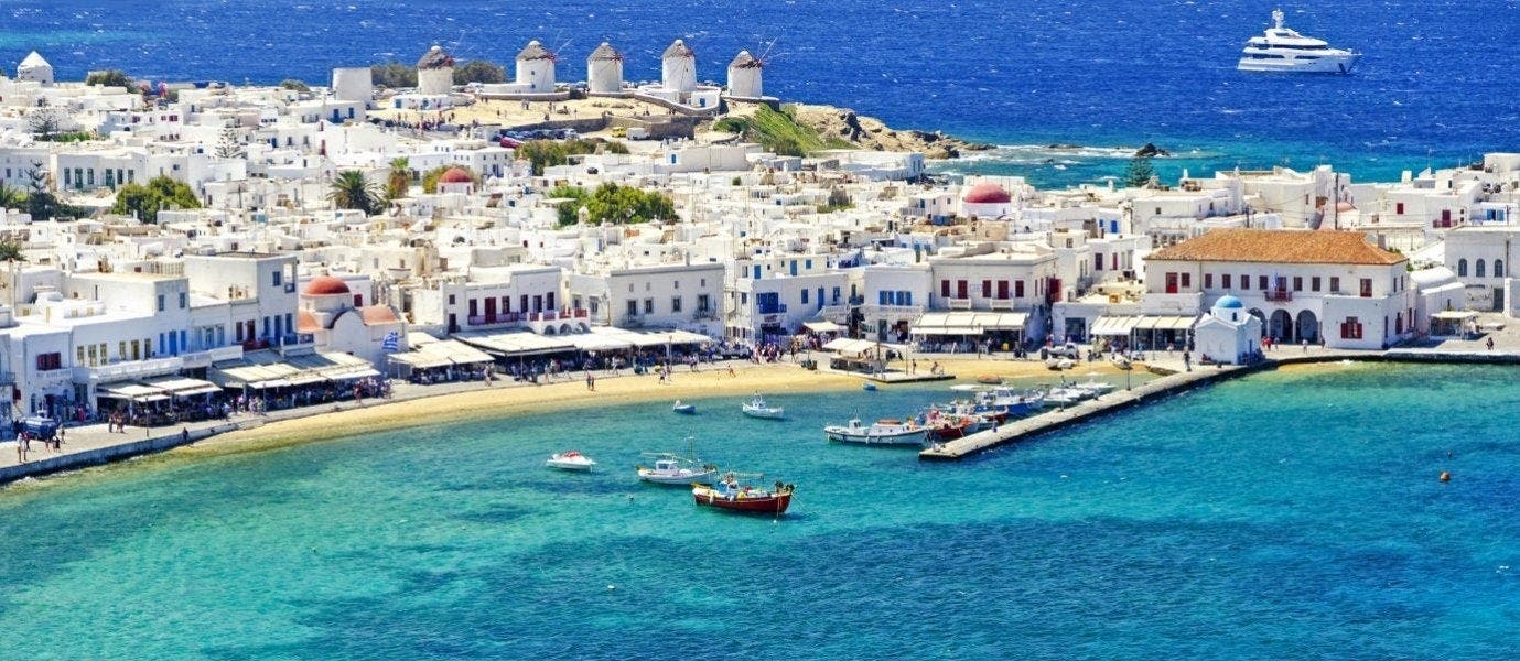 Ancient Ruins, Mykonos & Santorini  