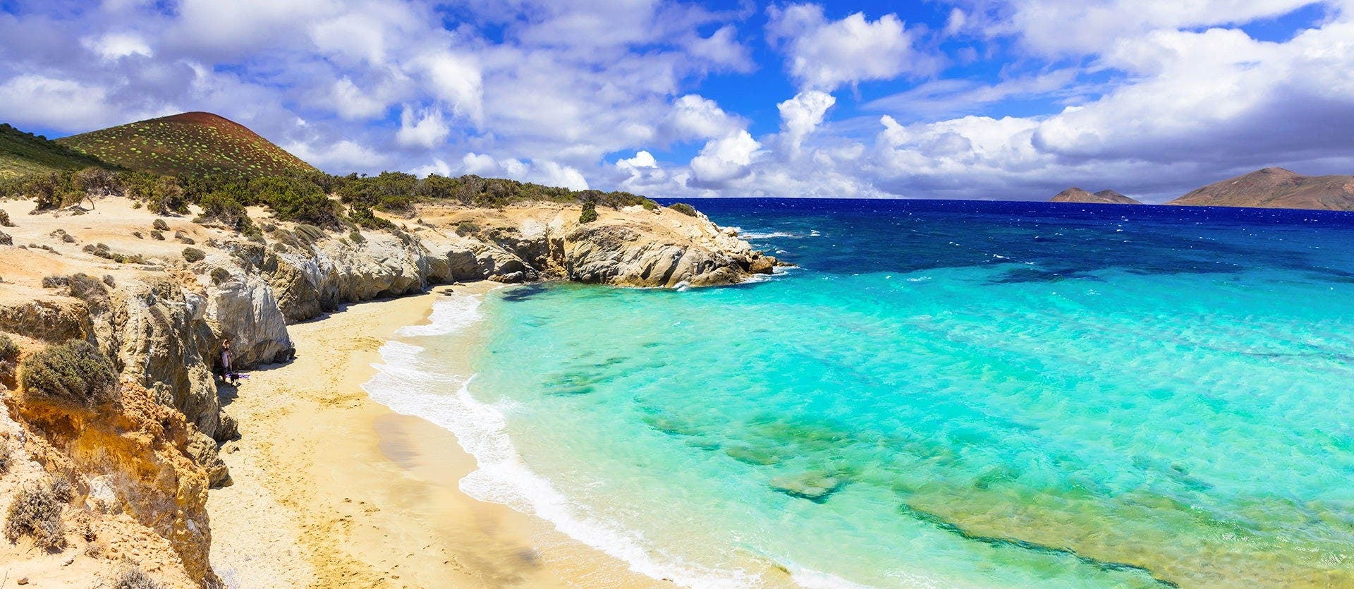 Ancient Ruins, Naxos, Santorini & Crete