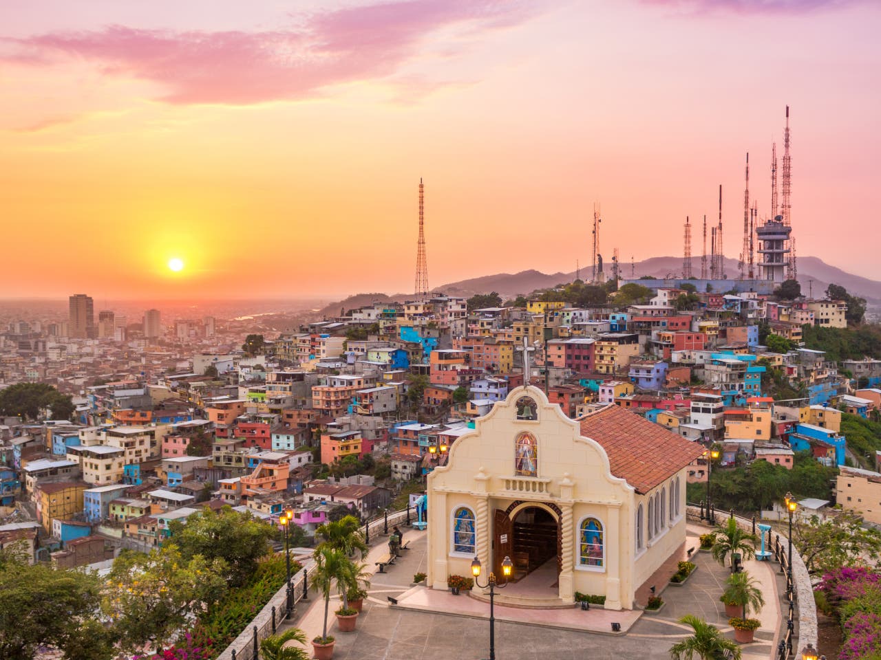 Guayaquil. Vibrant city life along the scenic Guayas River.