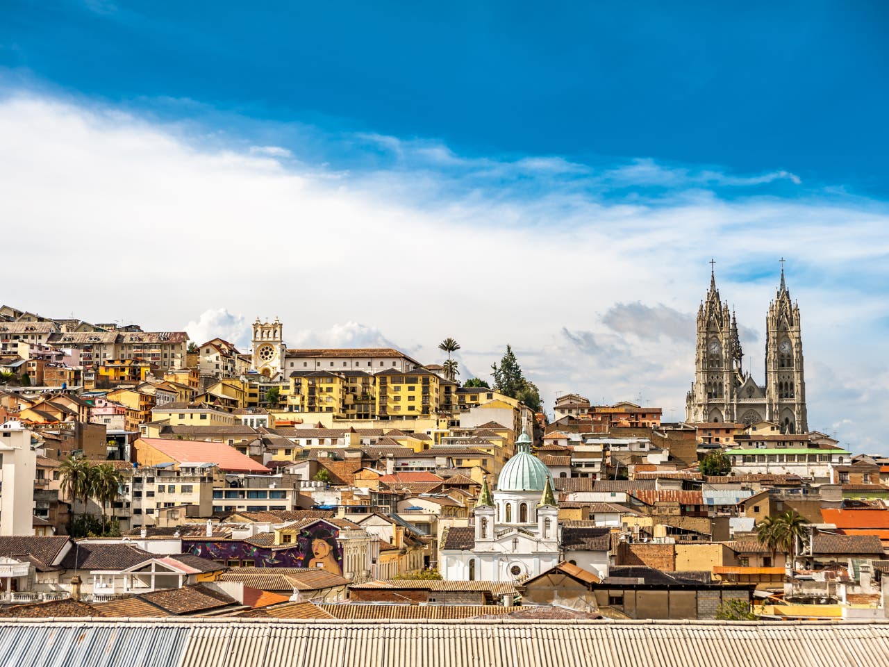 Quito. Experience vibrant colonial architecture and rich history.