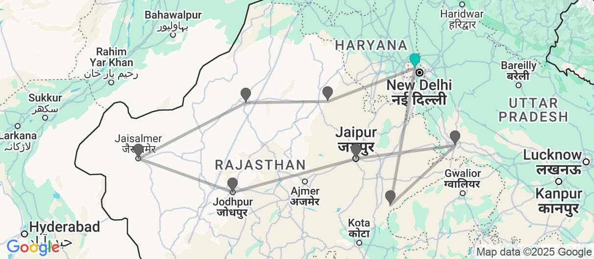 Trip map