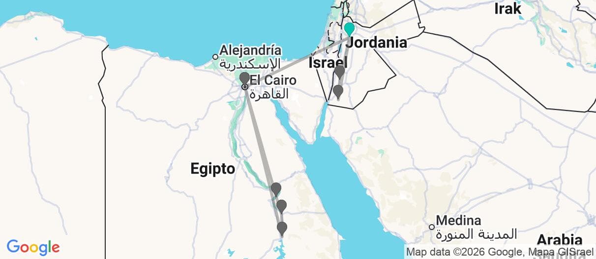 Mapa del viaje