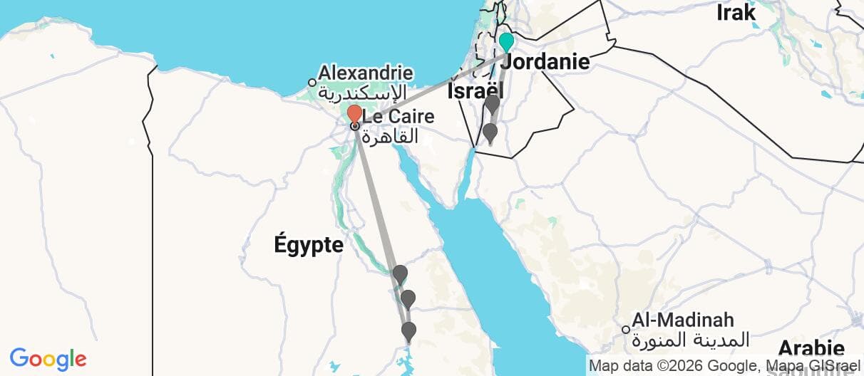 Carte du voyage
