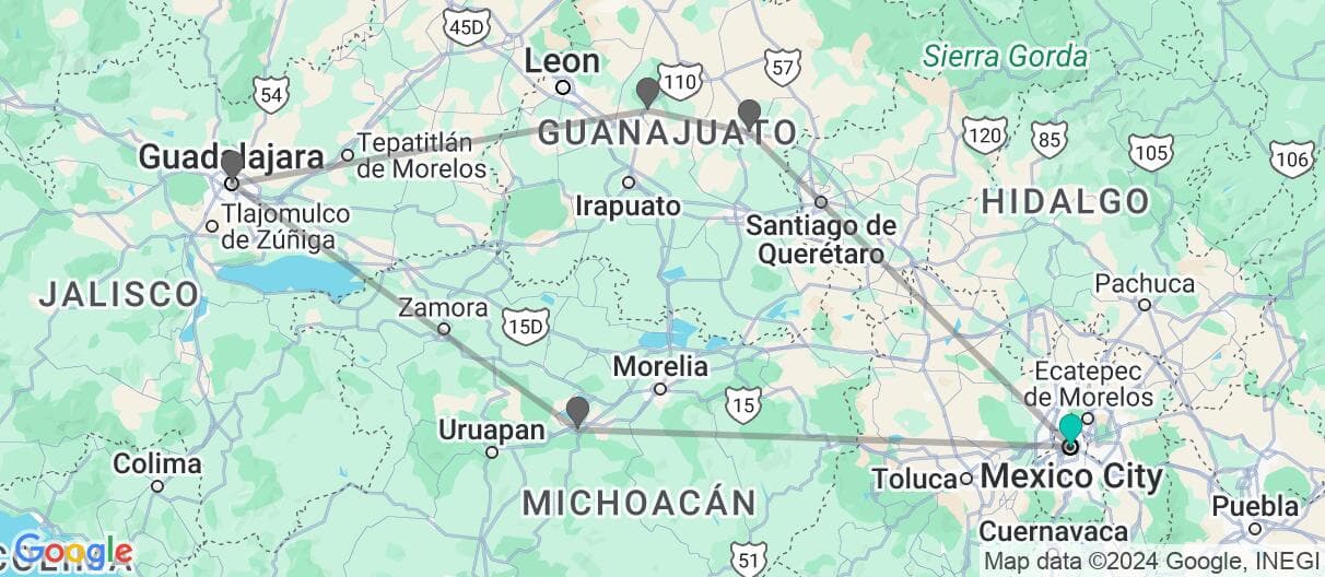 Trip map