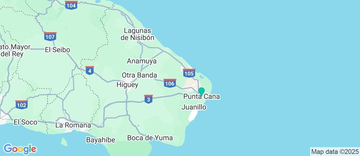 Map of All-Incl. Paradise in Punta Cana 5*