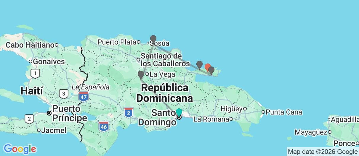 Mapa del viaje