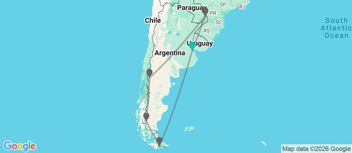 Trip map