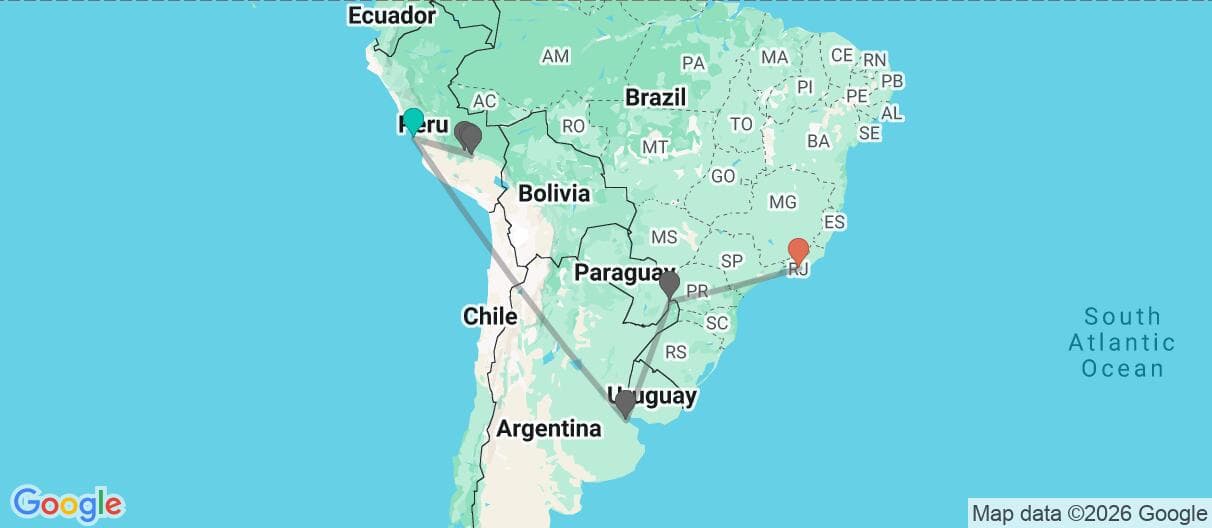 Trip map