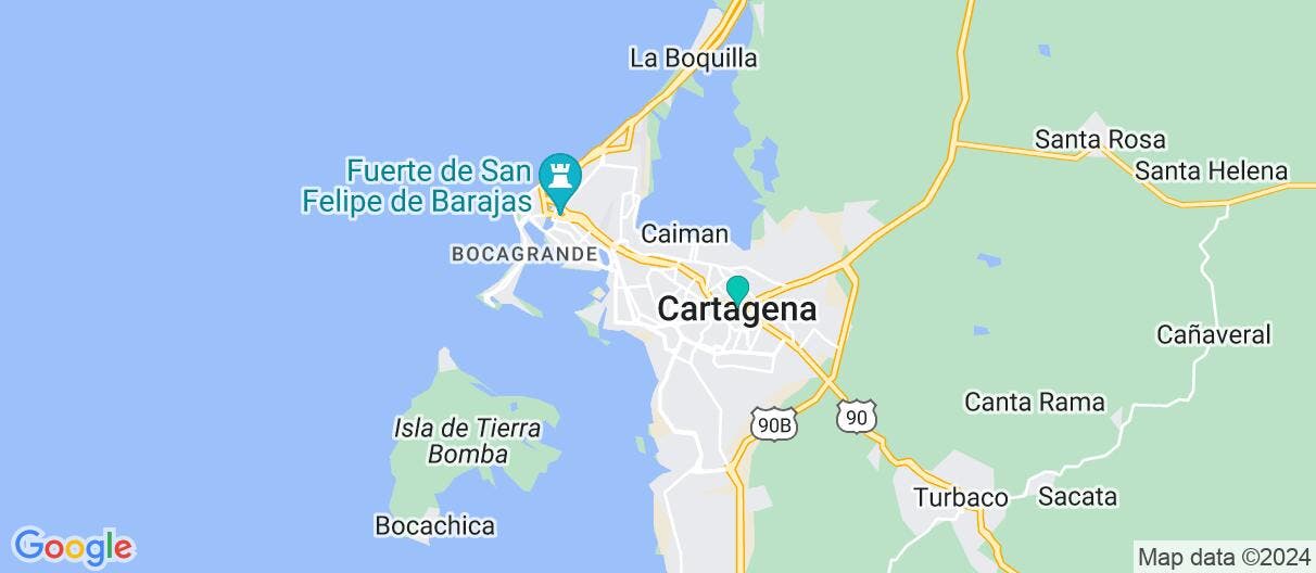 Map of A Colonial Caribbean City