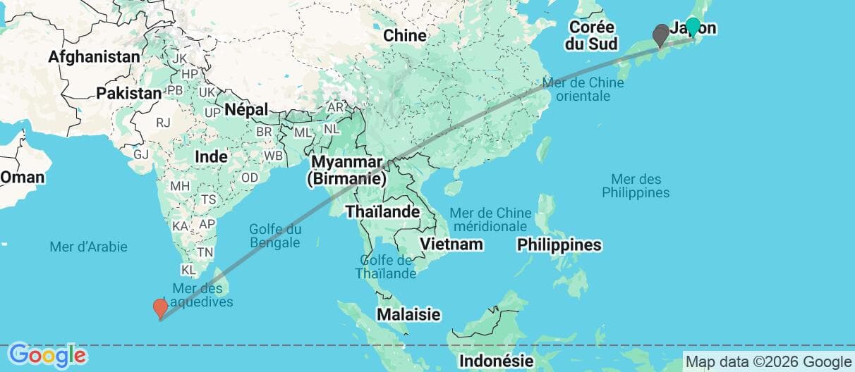 Carte du voyage