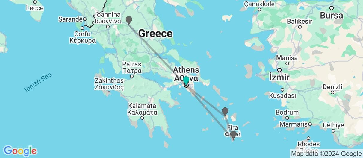 Trip map