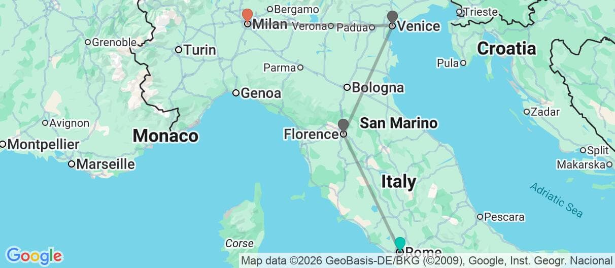 Trip map
