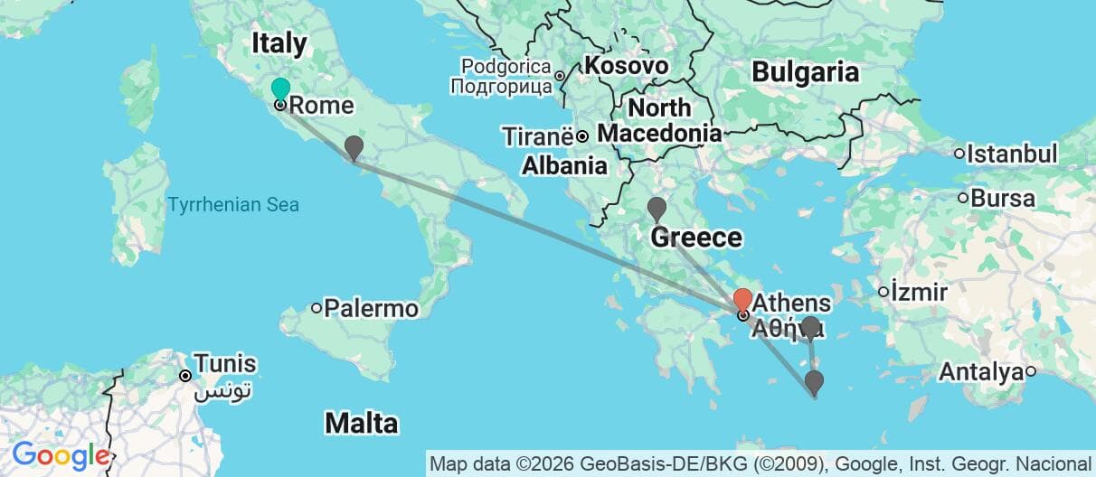 Trip map