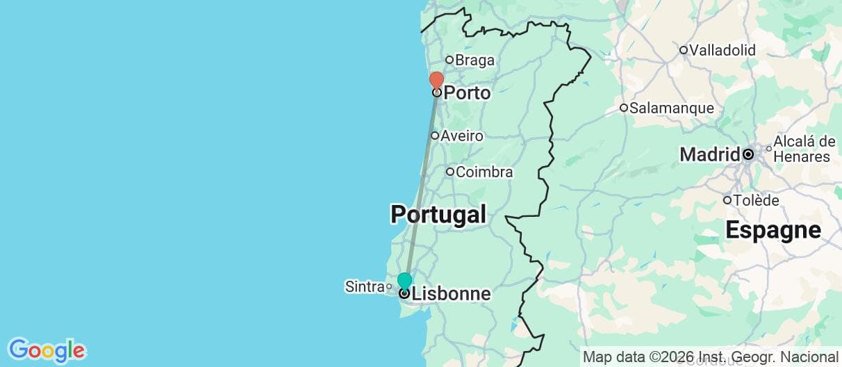 Carte du voyage