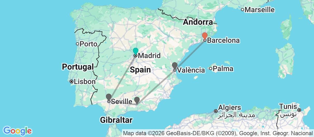 Trip map