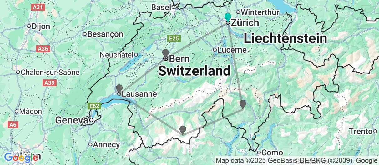 Trip map