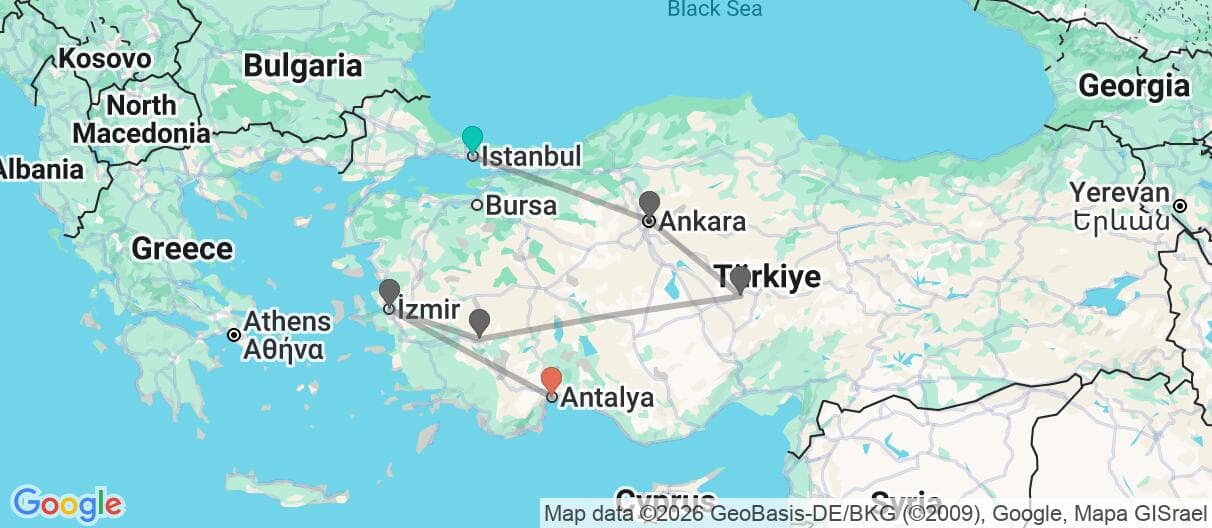 Trip map