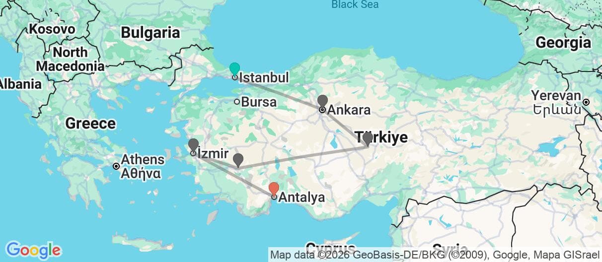 Trip map