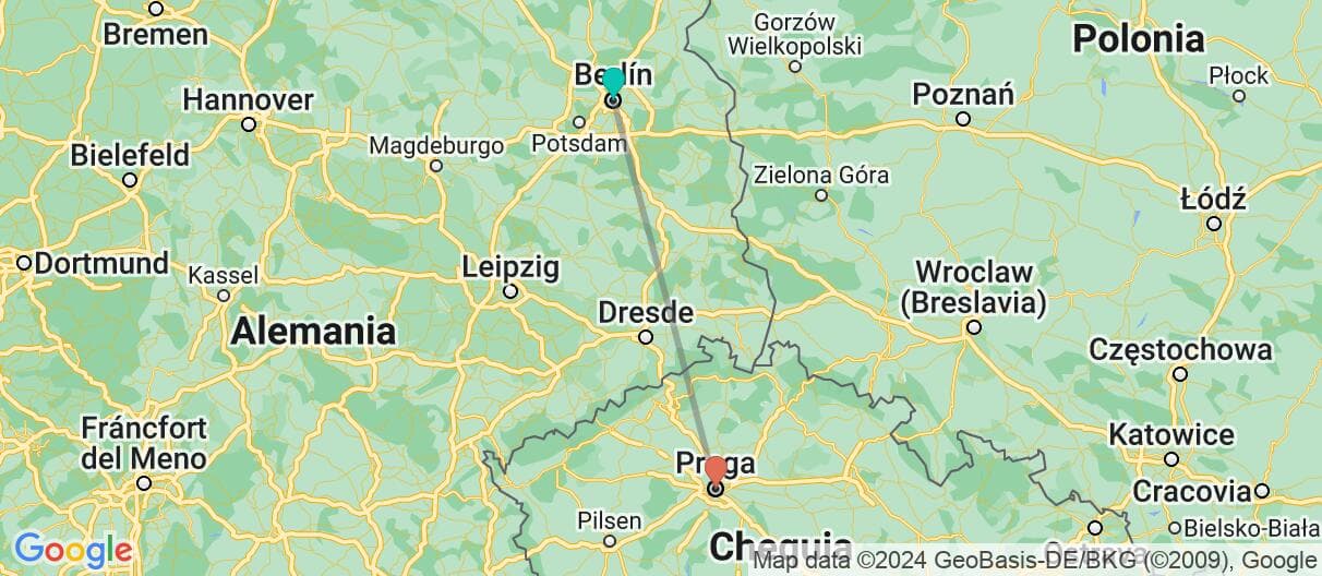 Mapa del viaje