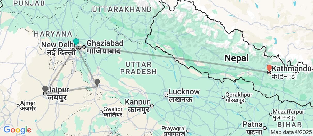 Trip map