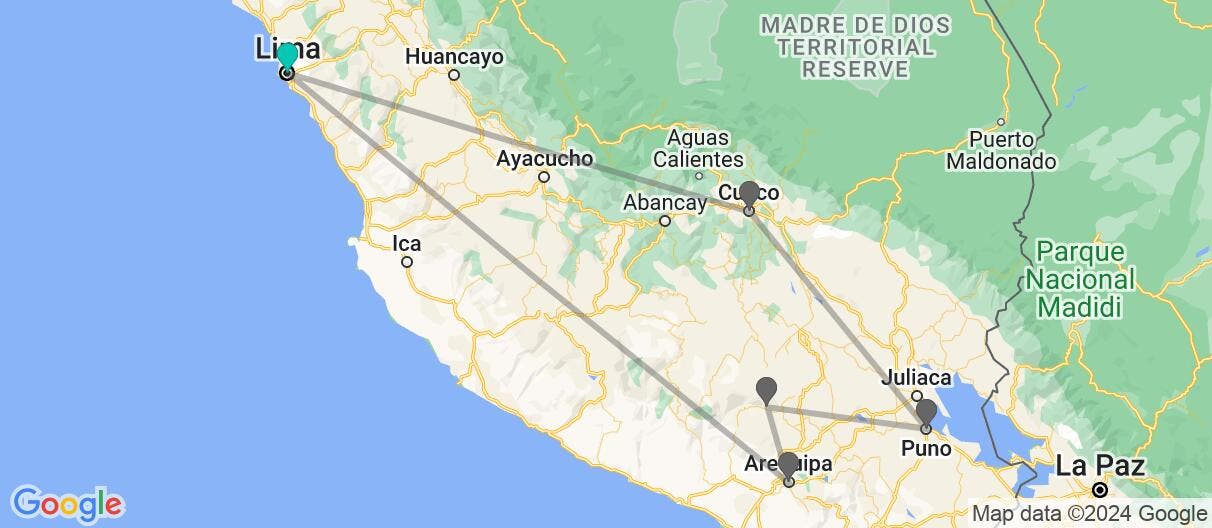 Map of Mesmerizing Peruvian Dream 360