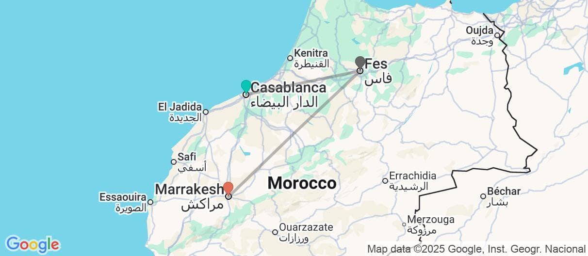 Trip map