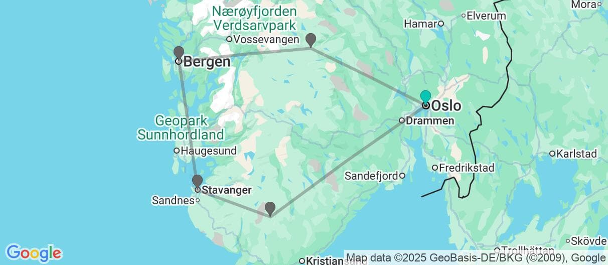 Trip map