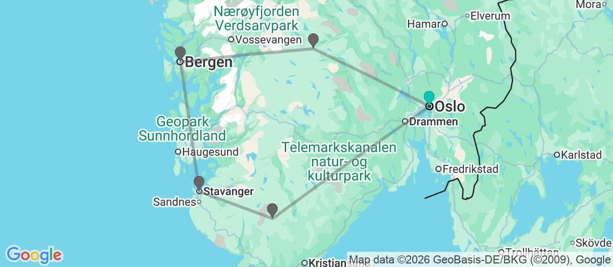 Trip map