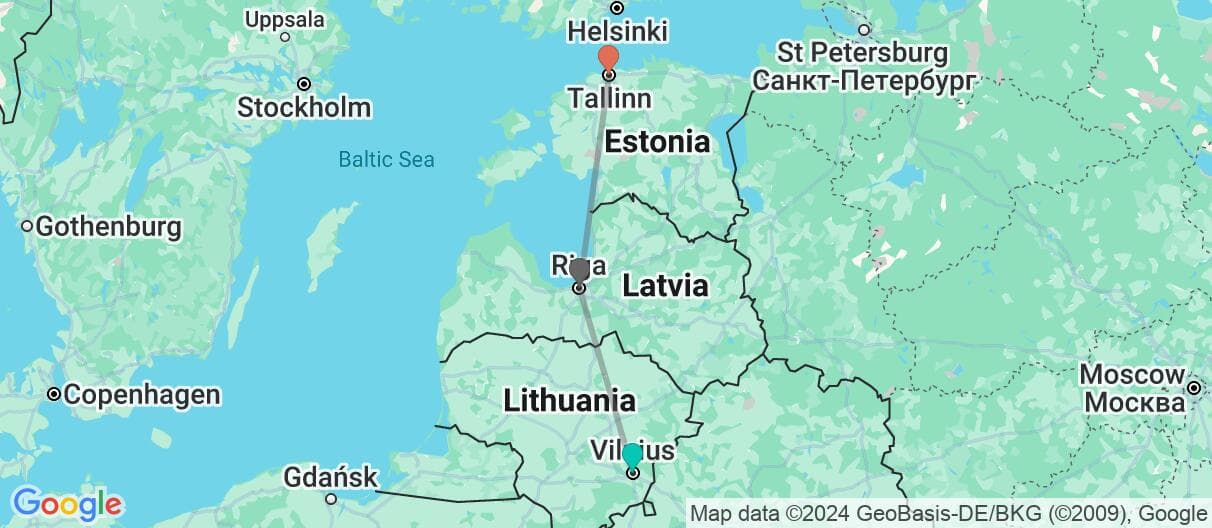 Trip map