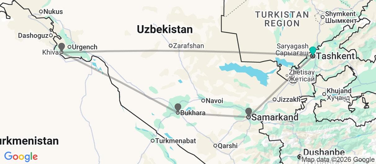 Trip map