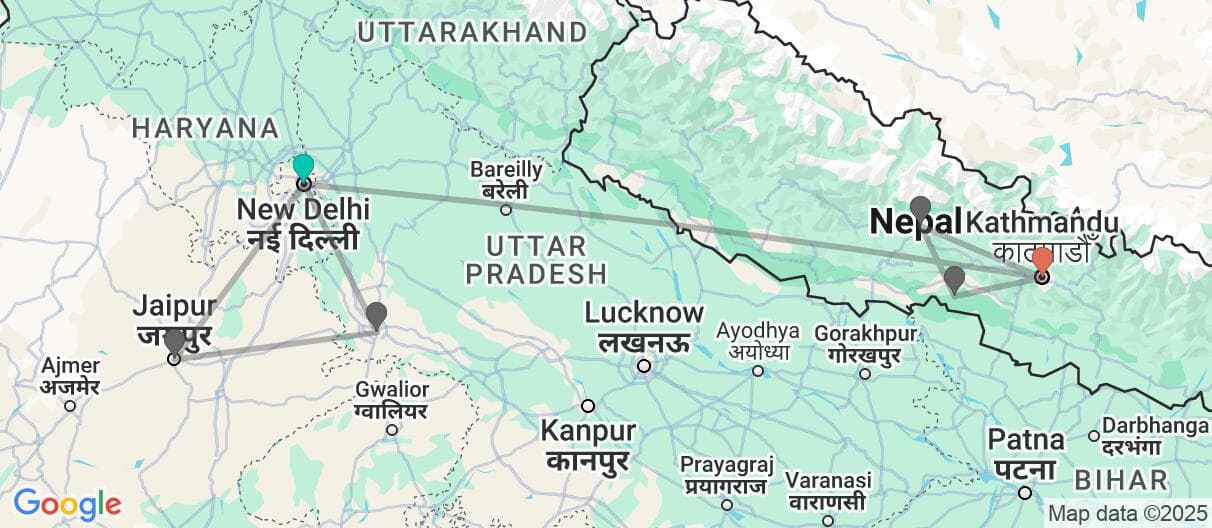 Trip map