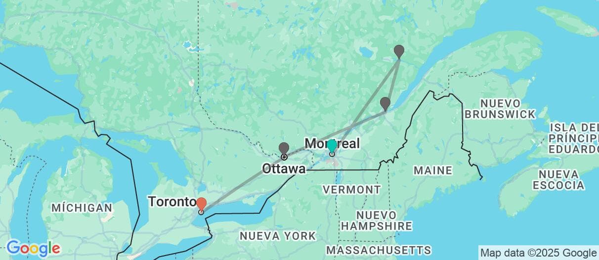 Mapa del viaje