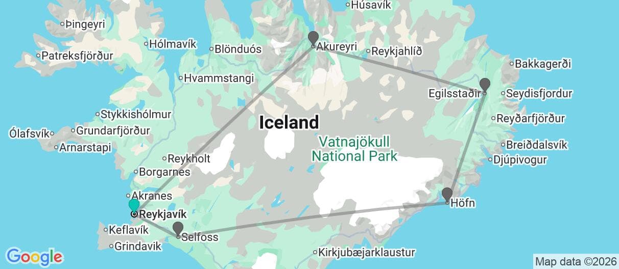 Trip map