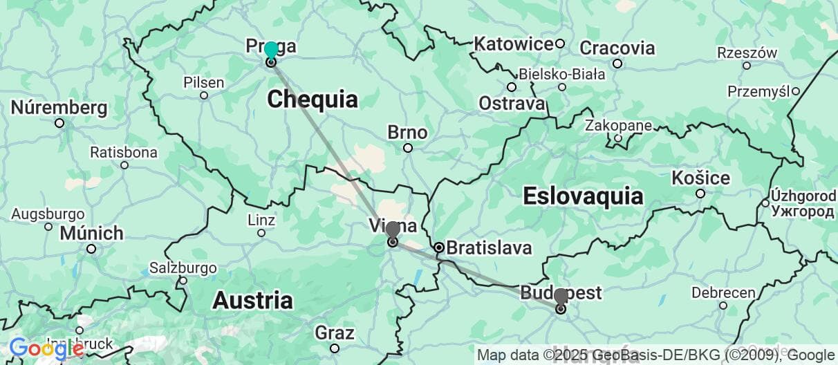 Mapa del viaje