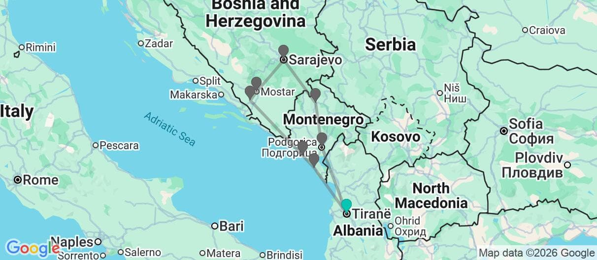 Trip map