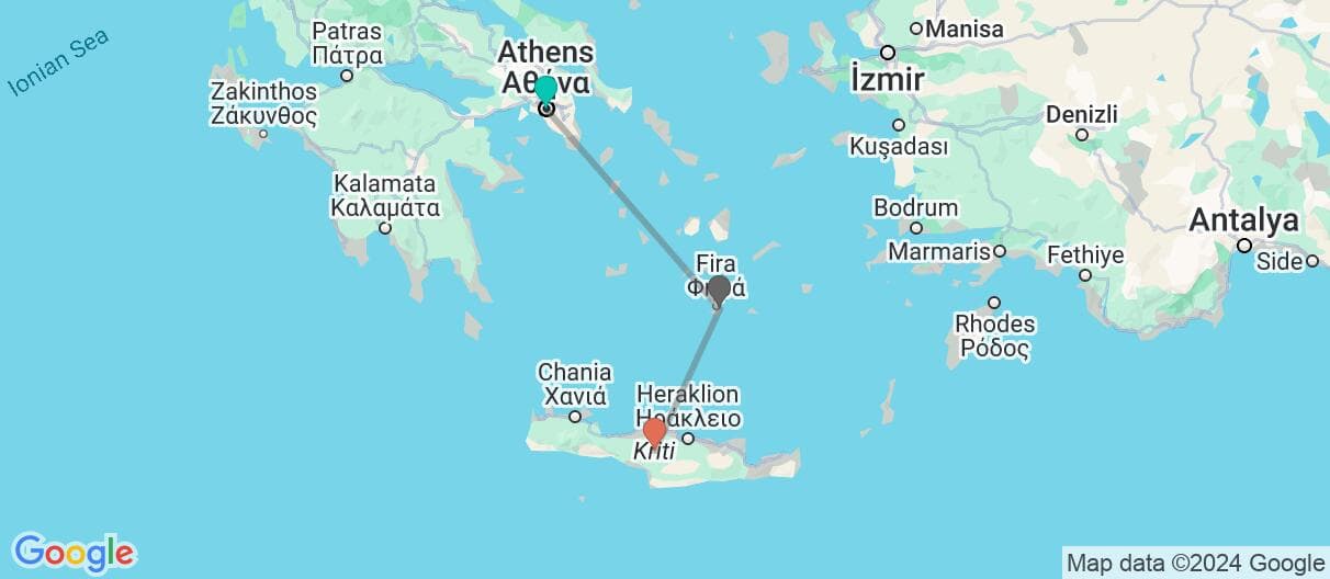 Trip map