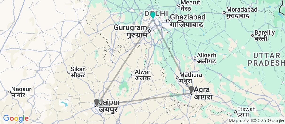 Trip map