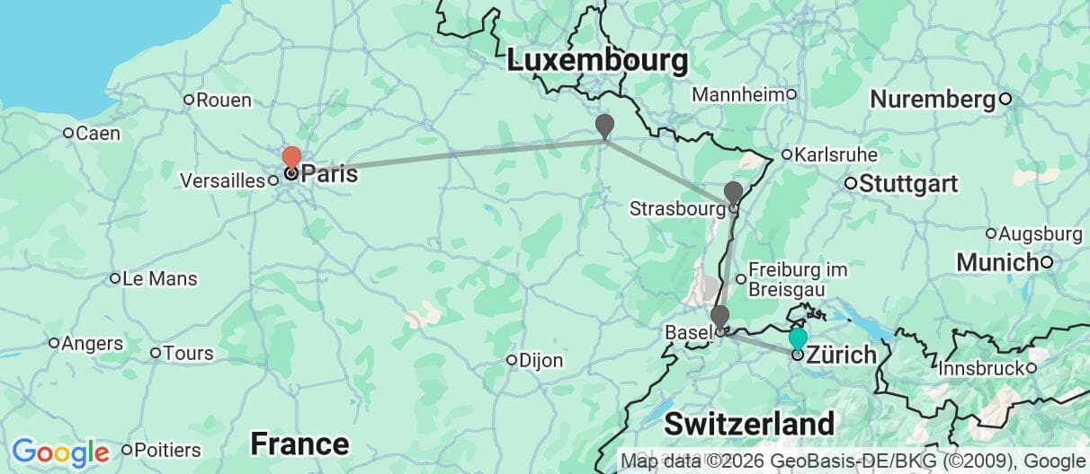Trip map