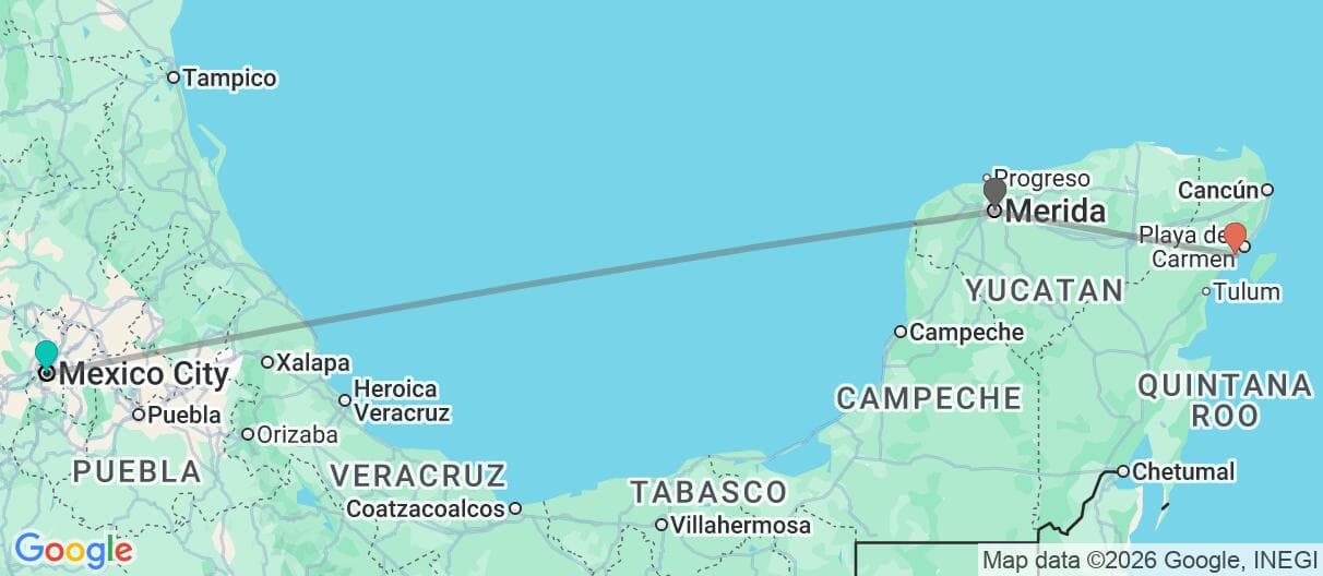 Trip map