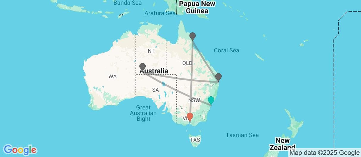 Trip map