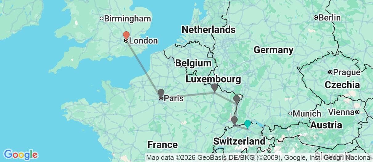 Trip map