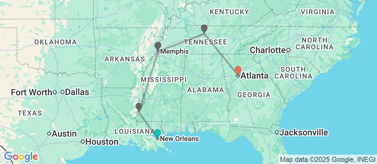 Trip map