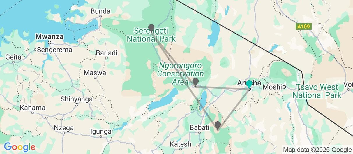 Carte du voyage