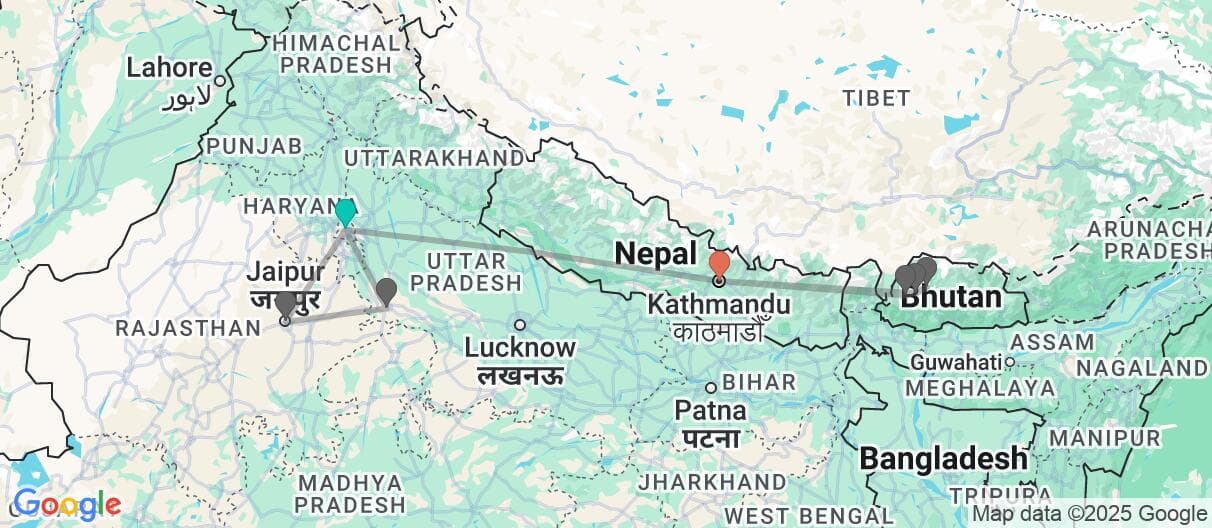 Trip map
