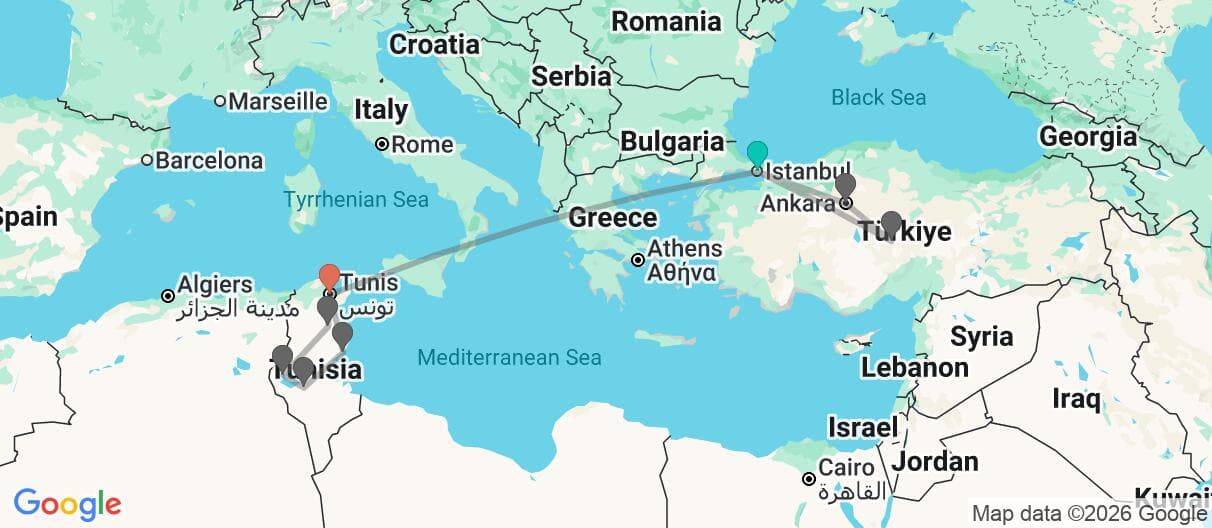 Trip map